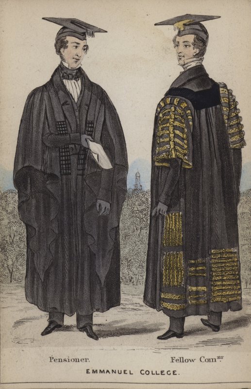Pensionnaire, Fellow Commoner, Emmanuel College - English School