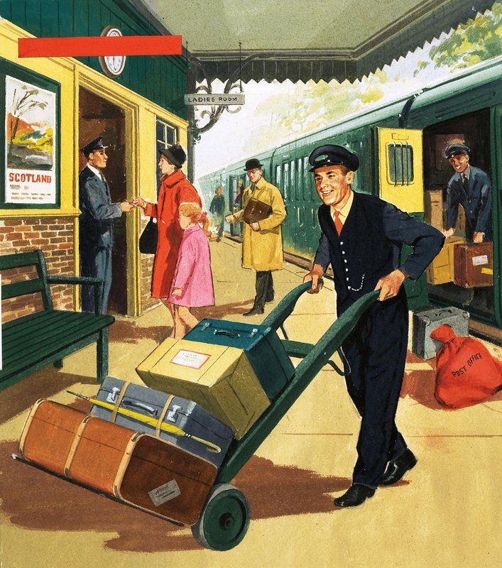 Les gens que vous voyez : Le porteur - English School
