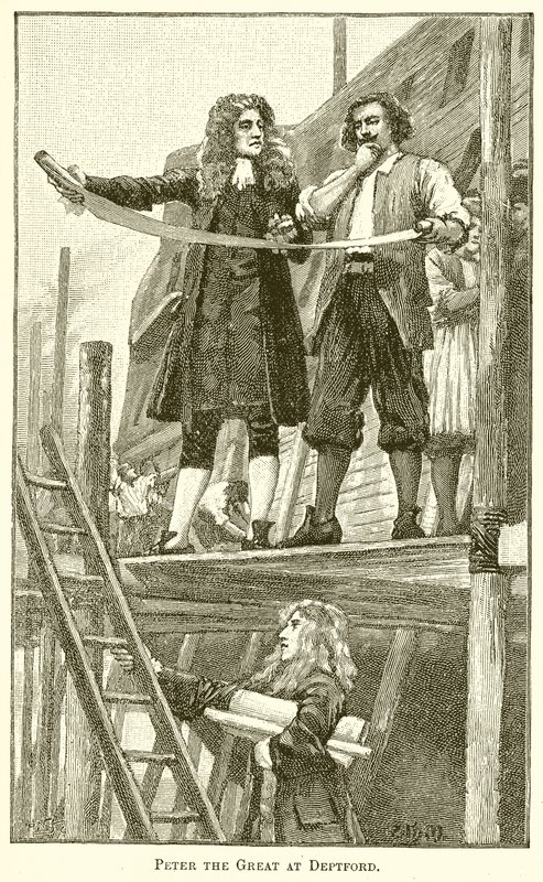 Pierre le Grand à Deptford - English School