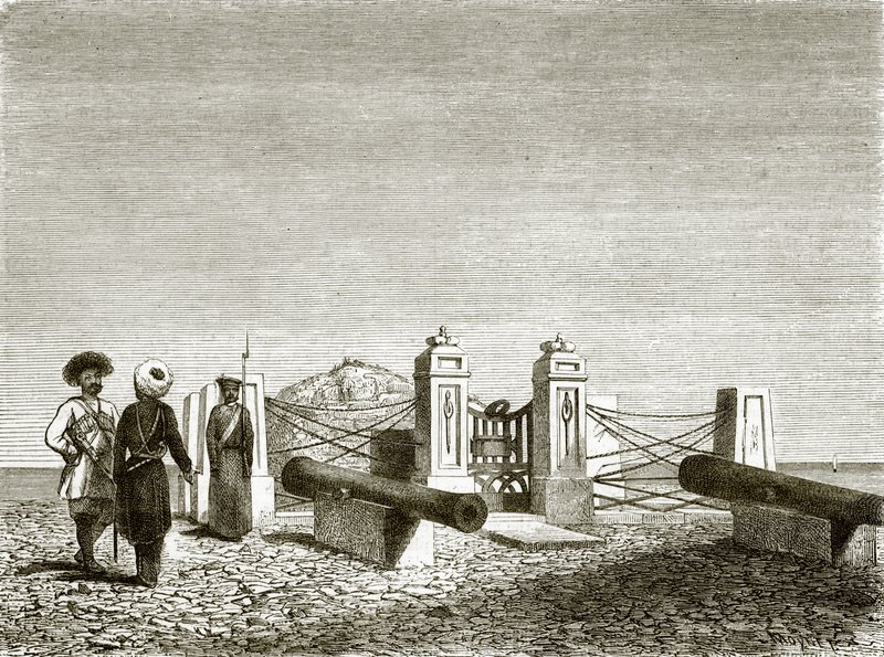 La cabane de Pierre le Grand, près de Derbend - English School