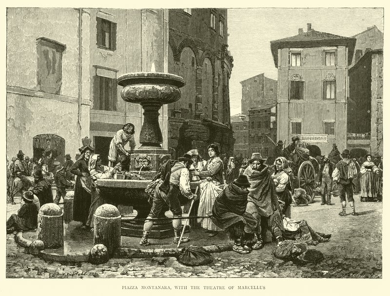 Piazza Montanara, avec le Théâtre de Marcellus - English School