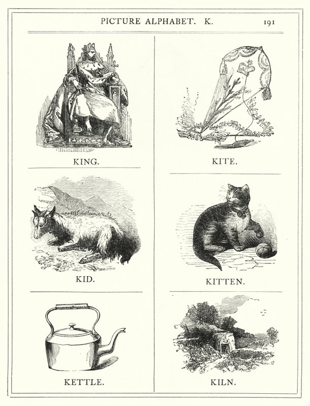 Alphabet Illustré, K - English School