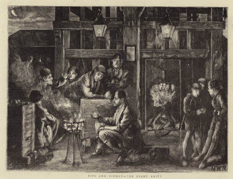 Mines et mineurs - Le quart de nuit - English School