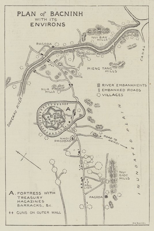 Plan de Bacninh et ses environs - English School