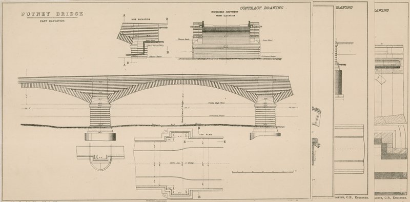 Plan du pont de Putney - English School