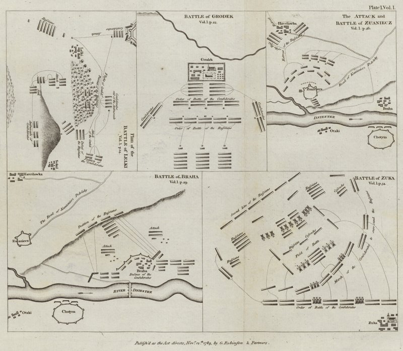 Planche des Mémoires et voyages de Maurice Auguste Comte de Benyowsky - English School