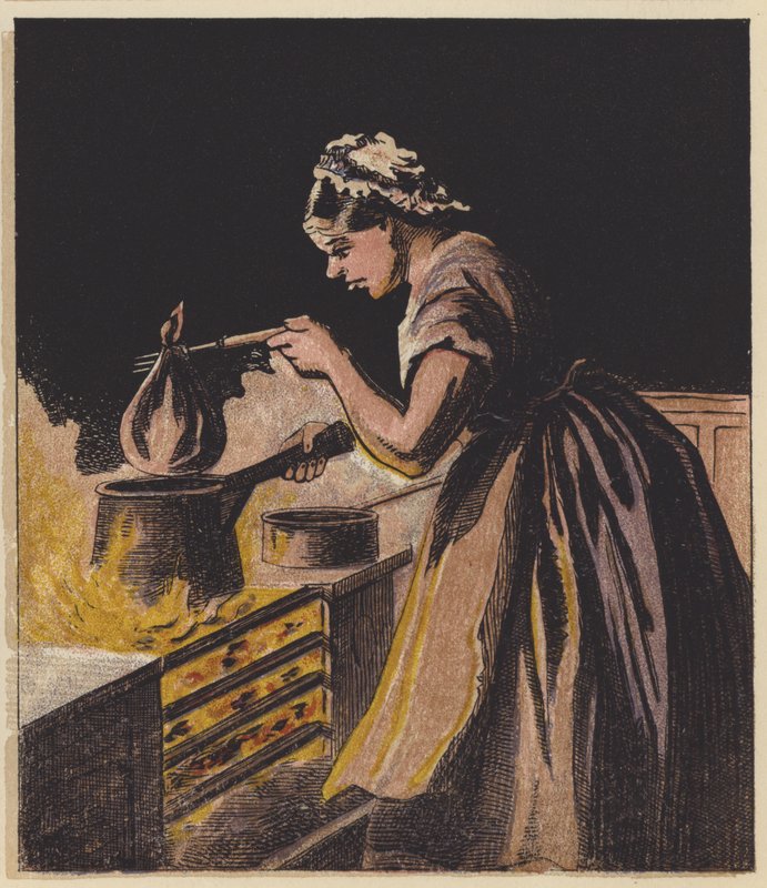 Pudding aux prunes chaud, pudding aux prunes froid - English School