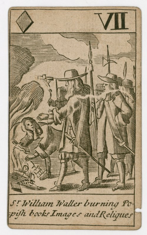 Carte à jouer du complot papiste - English School
