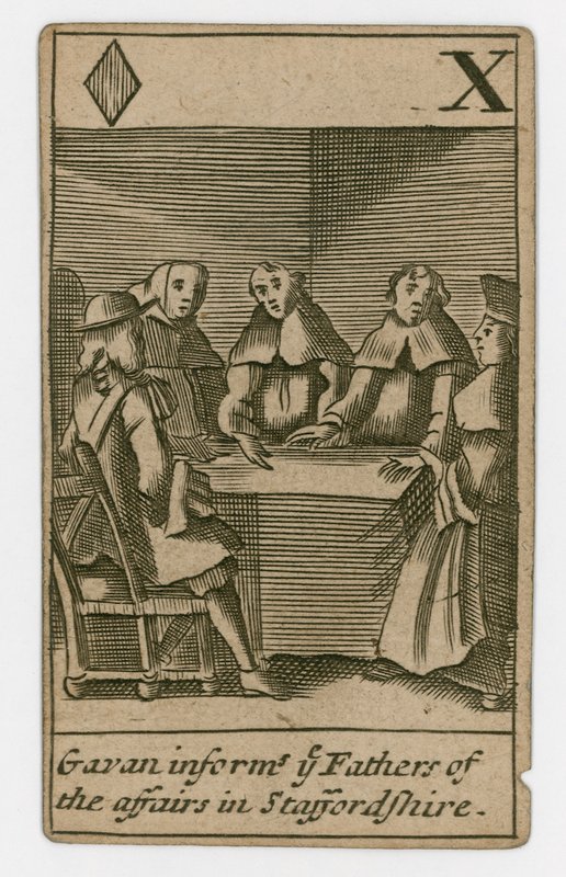 Carte à jouer du complot papiste - English School