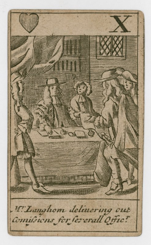 Carte à jouer du complot papiste - English School