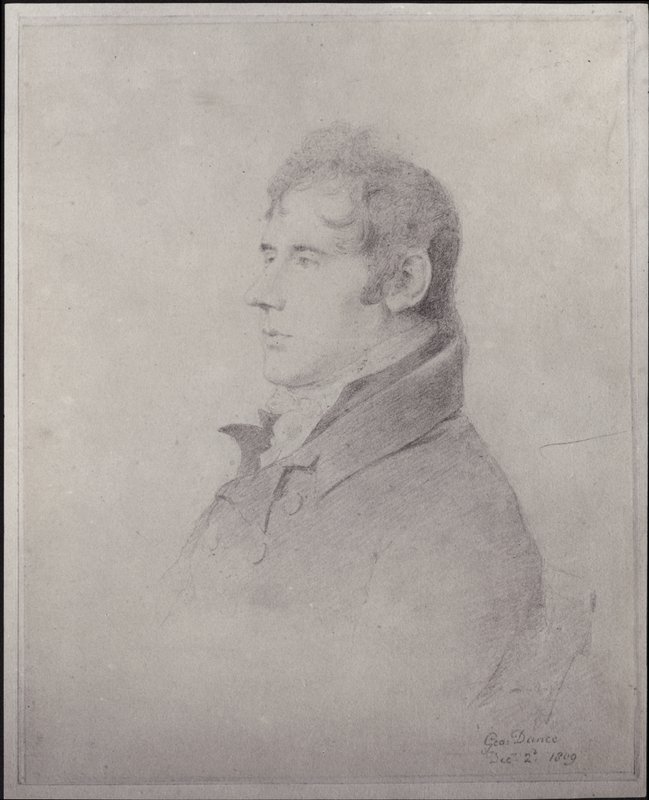 Portrait par George Dance le Jeune - English School