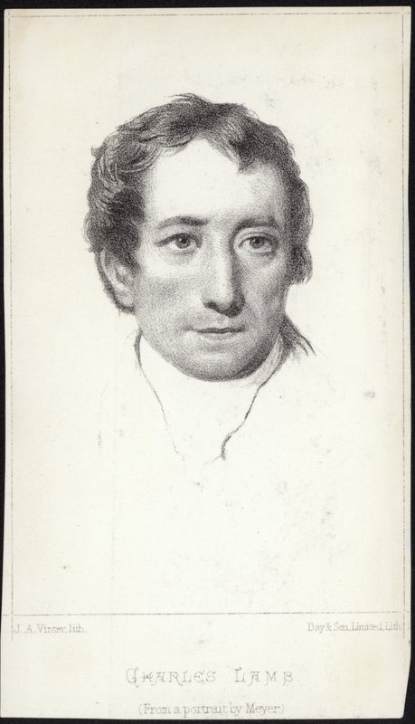 Portrait de Charles Lamb - English School