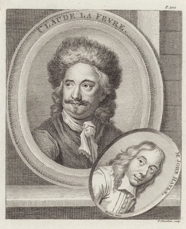 Portrait de Claude le Fevre et John Hayls - English School