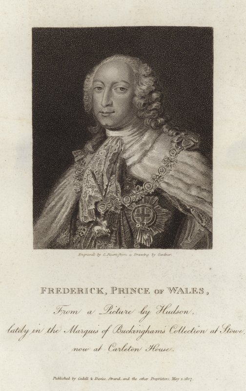 Portrait de Frédéric Louis, prince de Galles - English School