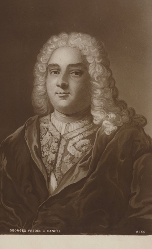 Portrait de George Friedrich Handel - English School