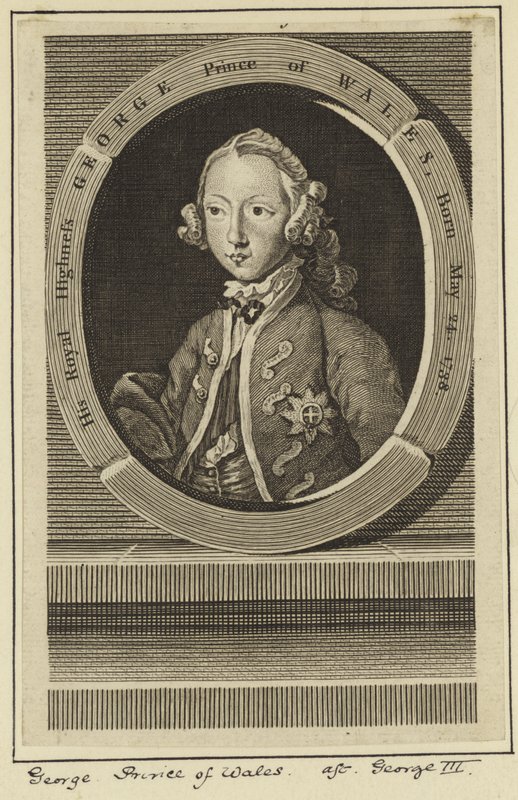 Portrait de George, Prince de Galles - English School