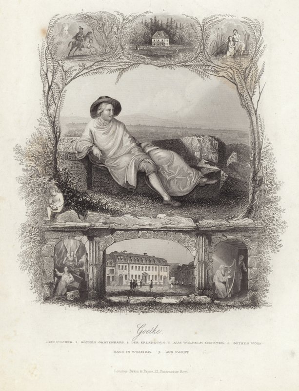 Portrait de Goethe - English School