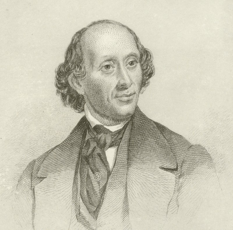 Portrait de Hans Christian Andersen - English School