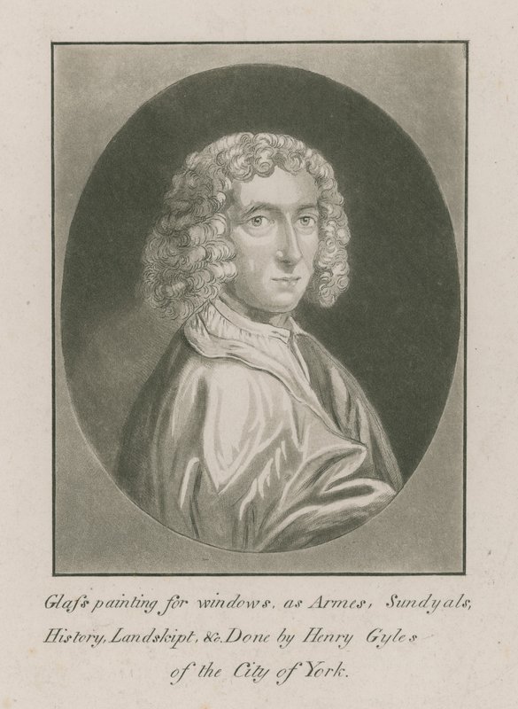 Portrait de Henry Gyles, peintre sur verre - English School