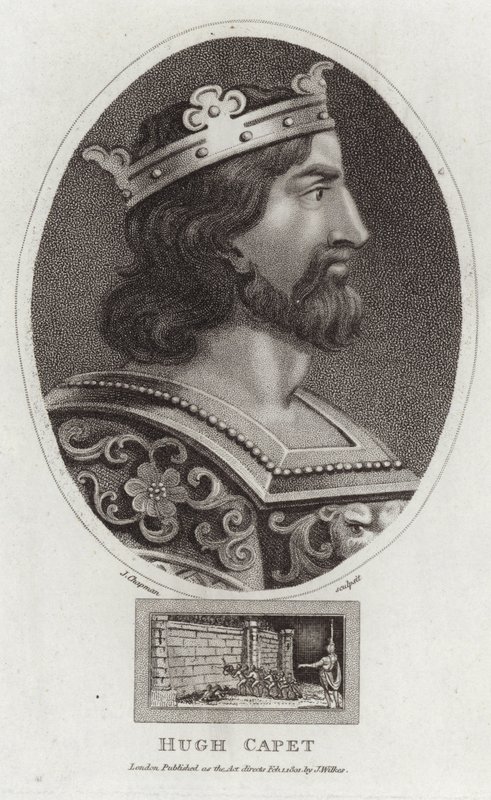 Portrait de Hugues Capet - English School