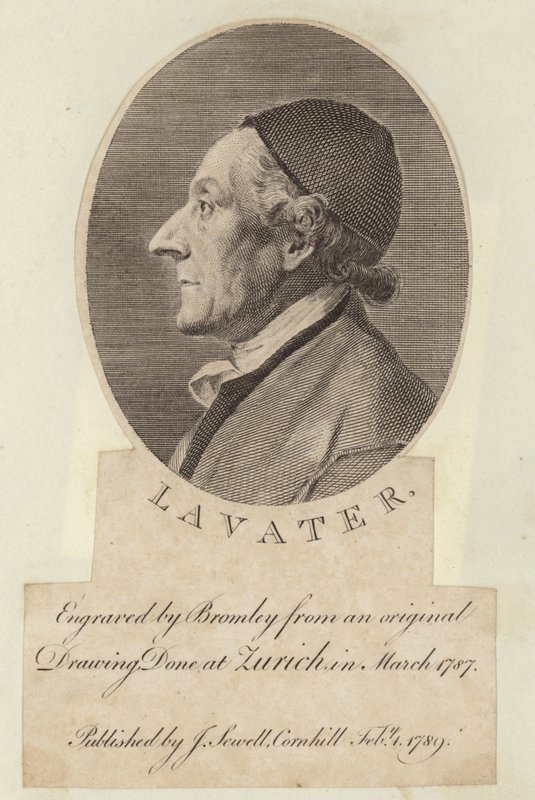 Portrait de Johann Kaspar Lavater - English School