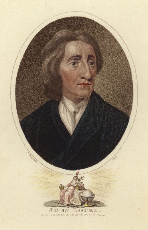 Portrait de John Locke - English School