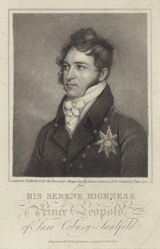 Portrait du roi Léopold Ier de Belgique - English School