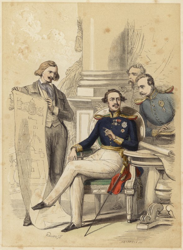 Portrait du roi Louis II de Bavière - English School