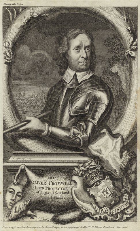 Portrait de Oliver Cromwell - English School