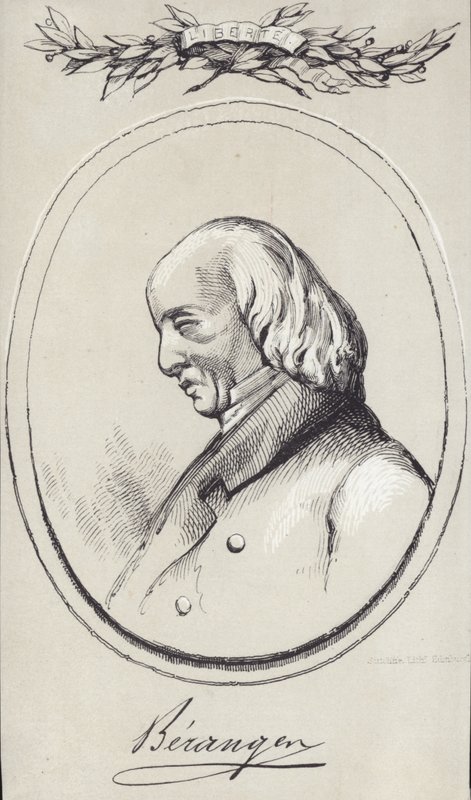 Portrait de Pierre-Jean de Béranger - English School