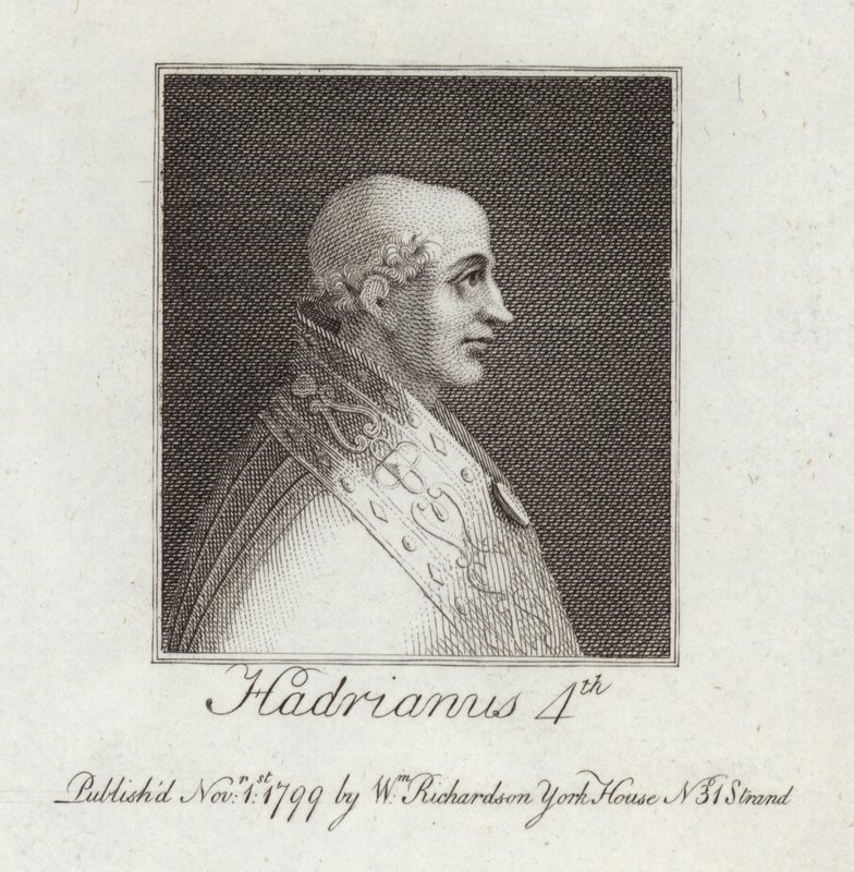 Portrait du Pape Adrien IV - English School