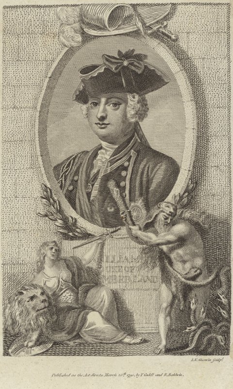 Portrait du Prince William, Duc de Cumberland - English School
