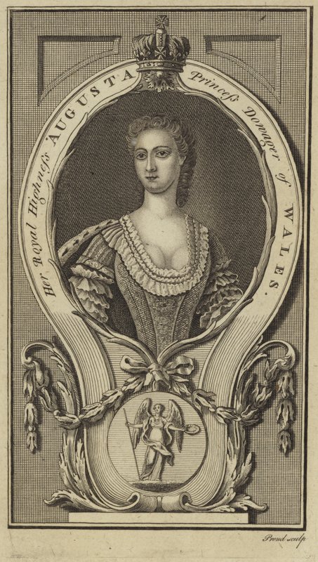 Portrait de la Princesse Augusta de Saxe-Gotha-Altenbourg - English School