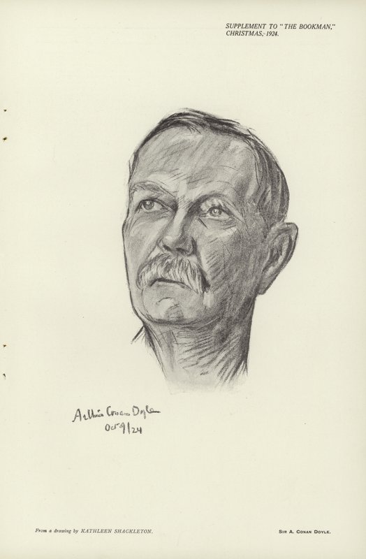Portrait de Sir Arthur Conan Doyle - English School