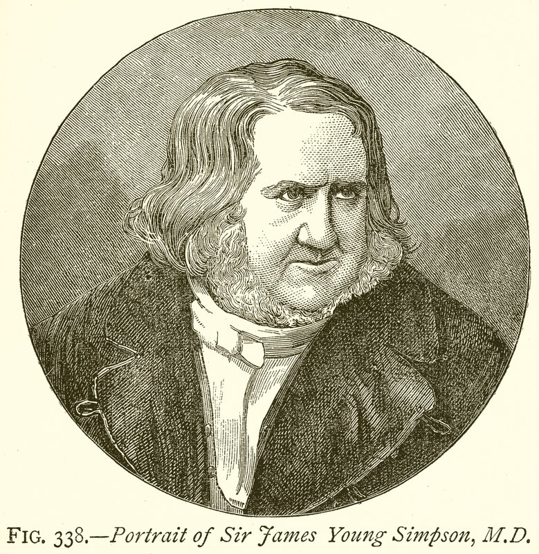 Portrait de Sir James Young Simpson, M.D. - English School