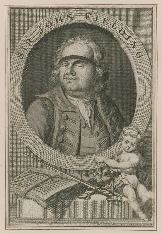 Portrait de Sir John Fielding - English School
