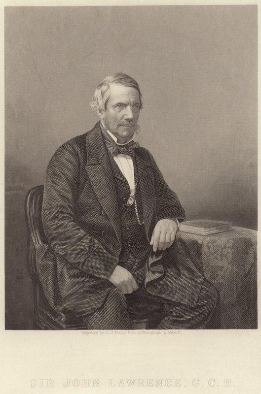 Portrait de Sir John Lawrence - English School