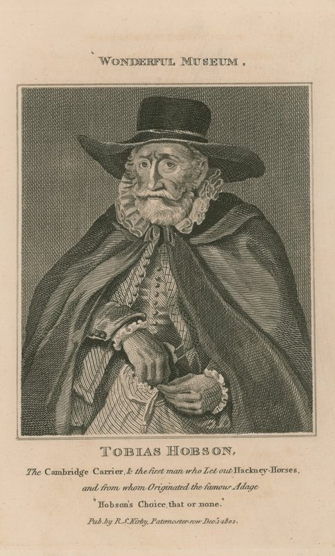 Portrait de Tobias Hobson - English School