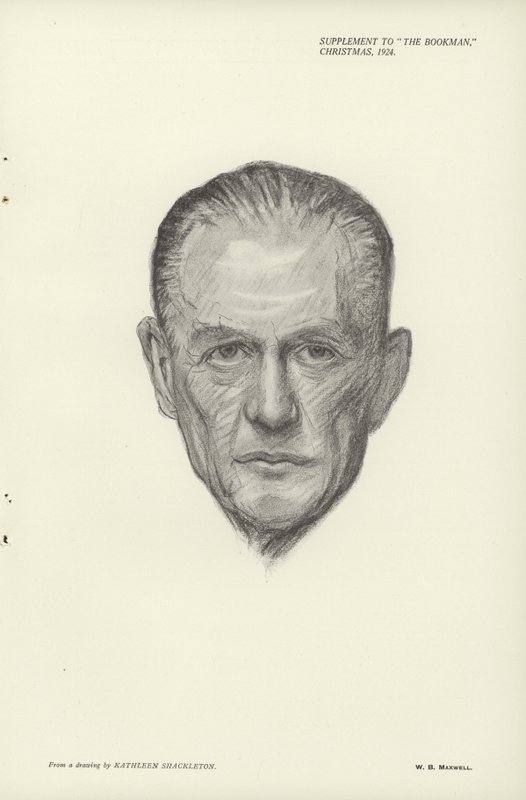 Portrait de W B Maxwell - English School