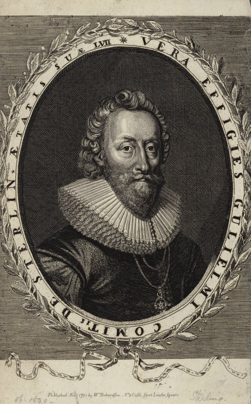 Portrait de William Alexander, comte de Stirling - English School