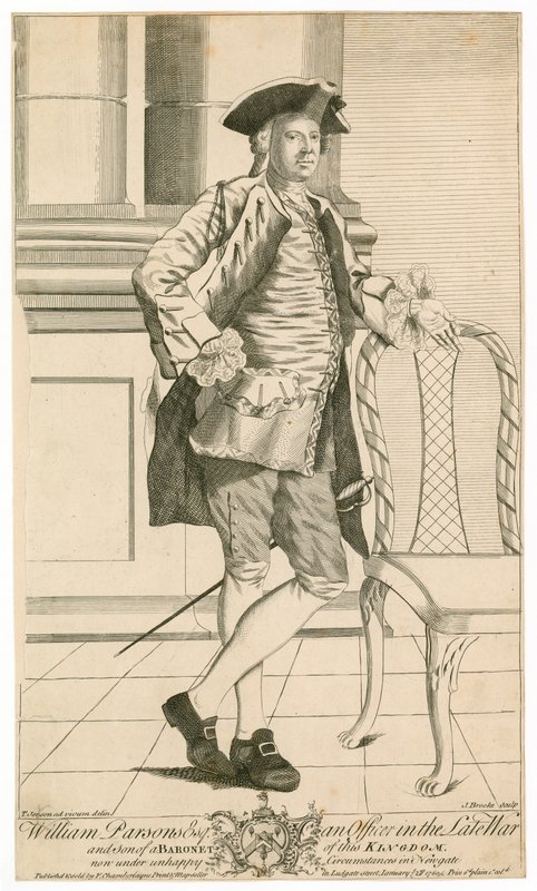 Portrait de William Parsons - English School
