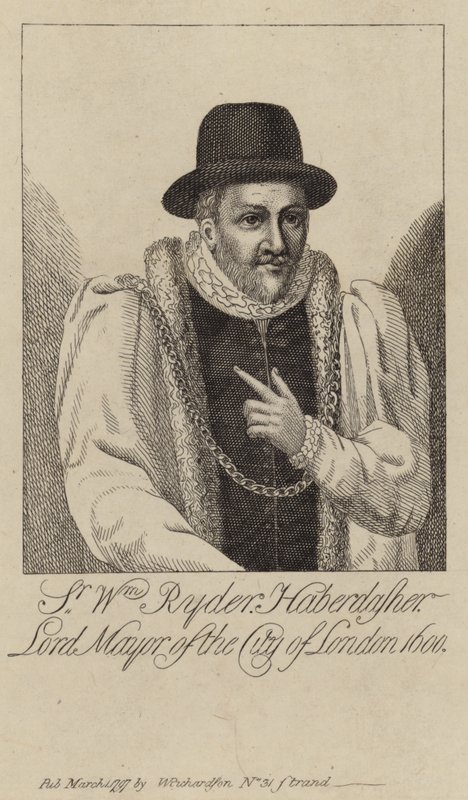 Portrait de William Ryder - English School