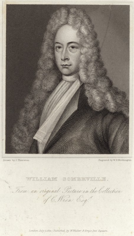 Portrait de William Somerville - English School