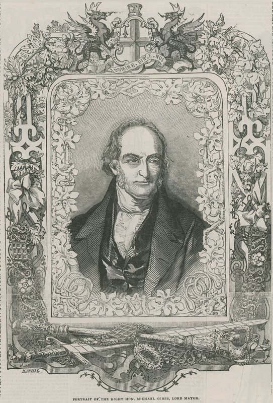 Portrait du Très Honorable Michael Gibbs, Lord Maire - English School