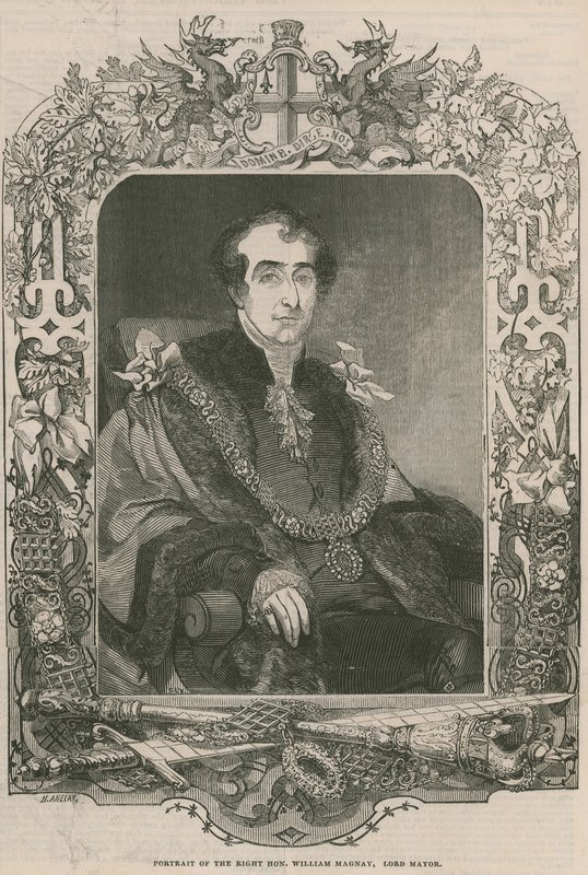 Portrait du Très Honorable William Magnay, Lord Maire - English School