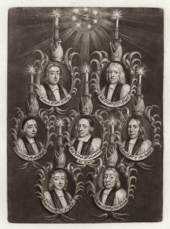 Portrait des sept évêques - English School