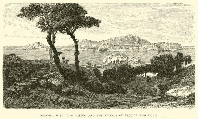 Pouzzoles, avec Capo Miseno et les îles de Procida et Ischia - English School