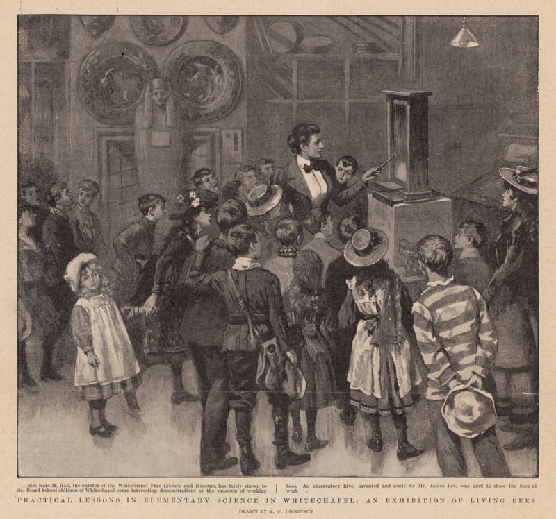Leçons pratiques en sciences élémentaires à Whitechapel; Une exposition d