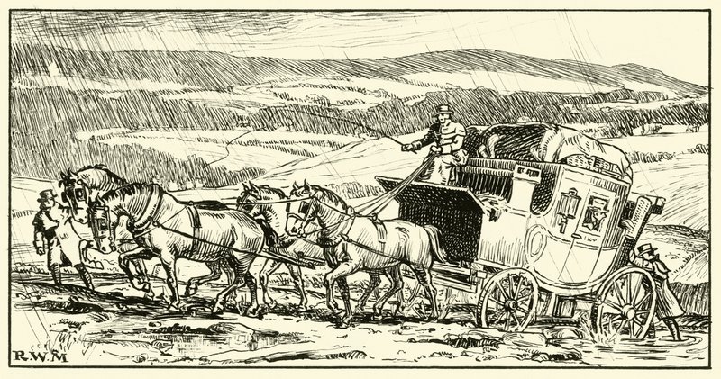 Route pré-Macadam - English School