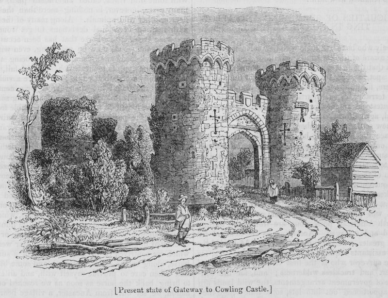 État actuel de la porte du château de Cowling - English School
